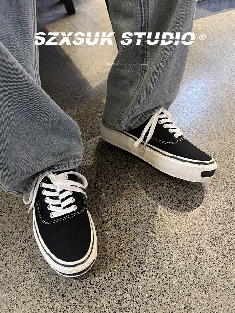 

Модные мужские низкие повседневные кеды из канваса, дышащие, летние, на толстой подошве, увеличивающие рост, в стиле ретро, японский стиль, с открытым носком