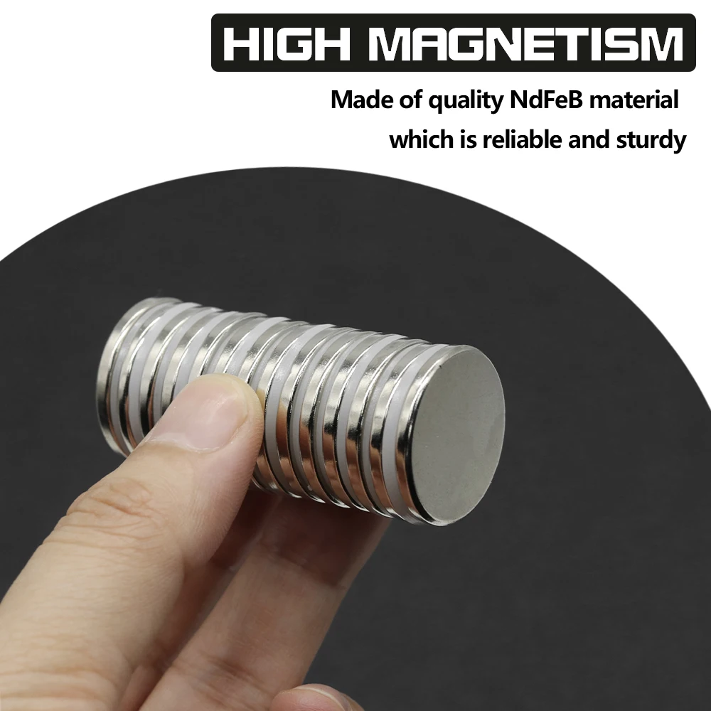25x3mm N35 NdFeB Round Neodymium Magnet Super Strong Permanent Powerful Magnets Refrigerator DIY Craft Multi‑Purpose Magnetic