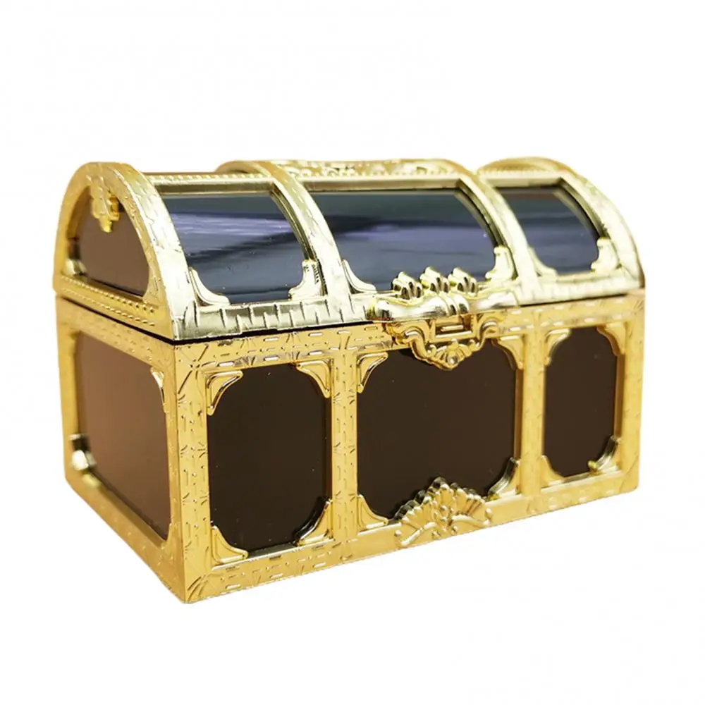 Transparent Candy Jewelry Display Box Vintage Treasure Chest Storage Box for Wedding Party Birthday