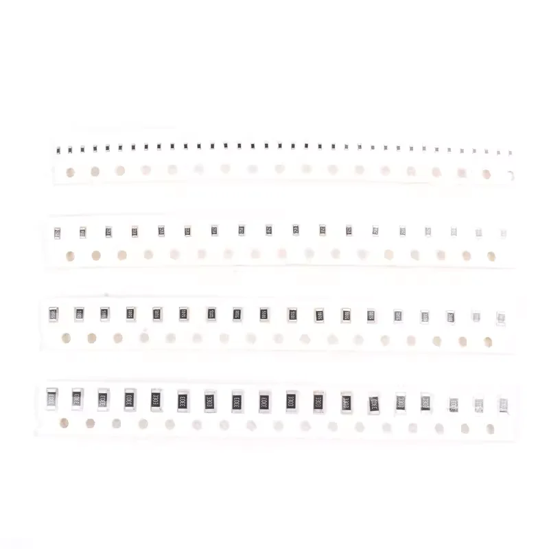 Resistor de SMD 0805, 1% SMD, 0R-10M, 1 W, 0, 1, 10, 100, 150, 220, 330 ohms, 1K, 2.2K, 10K, 100K, 1R, 10R, 100R, 150R, 220R, 330R, 1M, lote de 100 PCes, novo