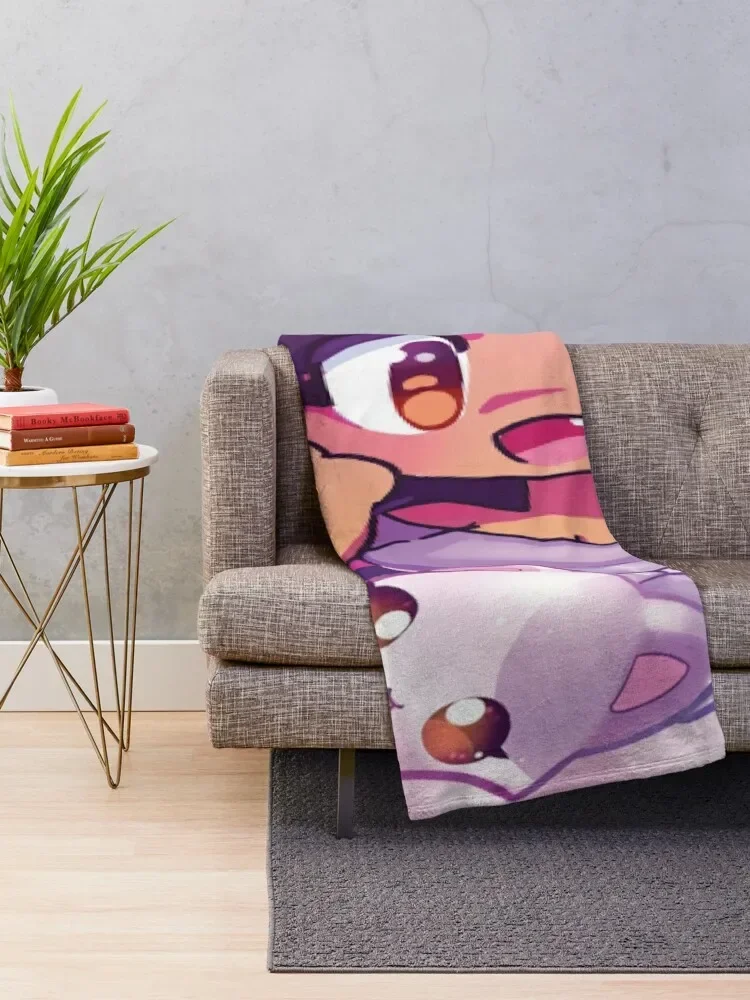 Aphmau with Cat Throw Blanket blankets and throws halloween Giant Sofa Thin Blankets