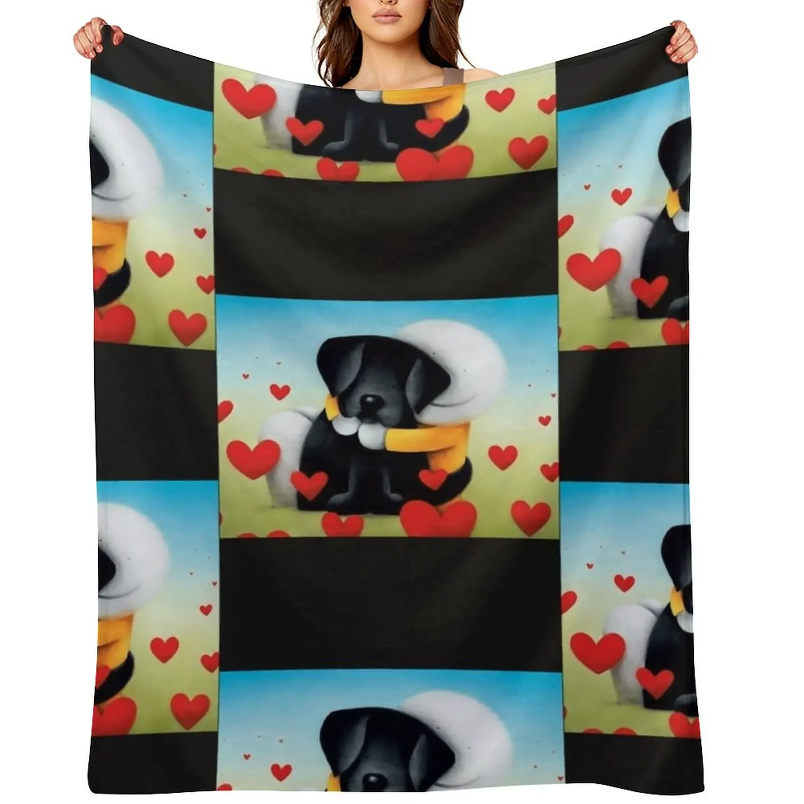 

Doug Hyde Throw Blanket Summer Shaggy Cute bed plaid Blankets