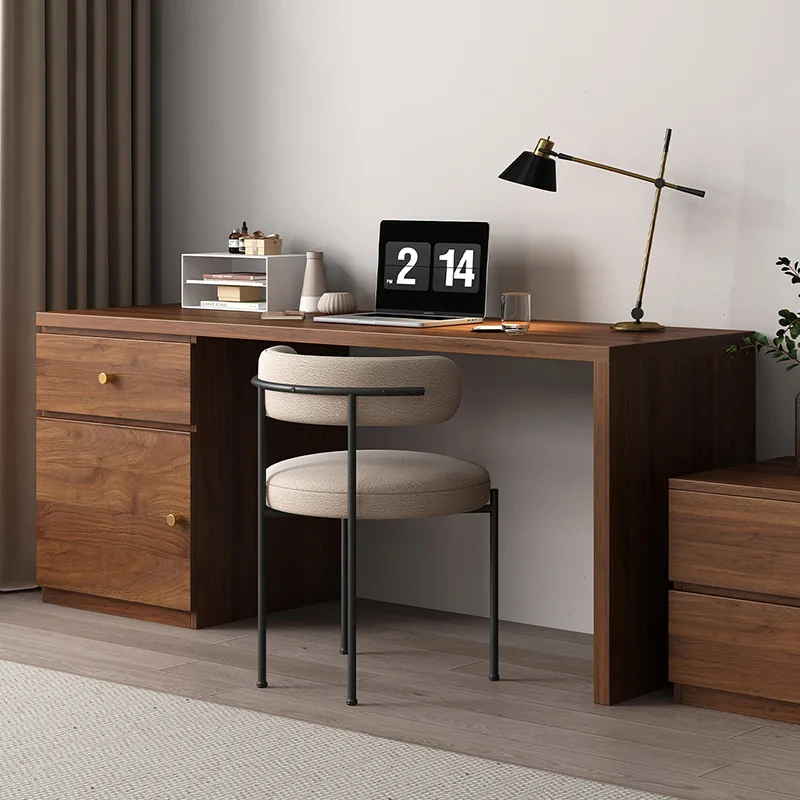 Gaming Crafts Office Desk Organizers Storage Design Aesthetic Computer Office Desk Standing Drawer Meuble Bureau Home Furniture