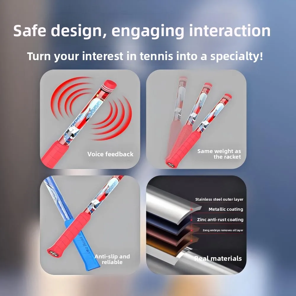 أدوات تدريب التأرجح لمدرب قوة التنس يمكن أن تجعل الأصوات لتصحيح الوضع الخاطئ