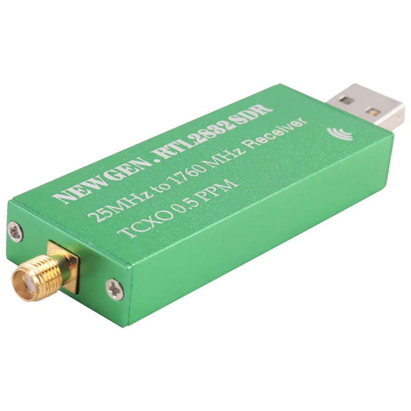 Адаптер ABDE-USB RTL-SDR RTL2832U + R820T2 + 1Ppm TCXO ТВ-тюнер Stick Receiver
