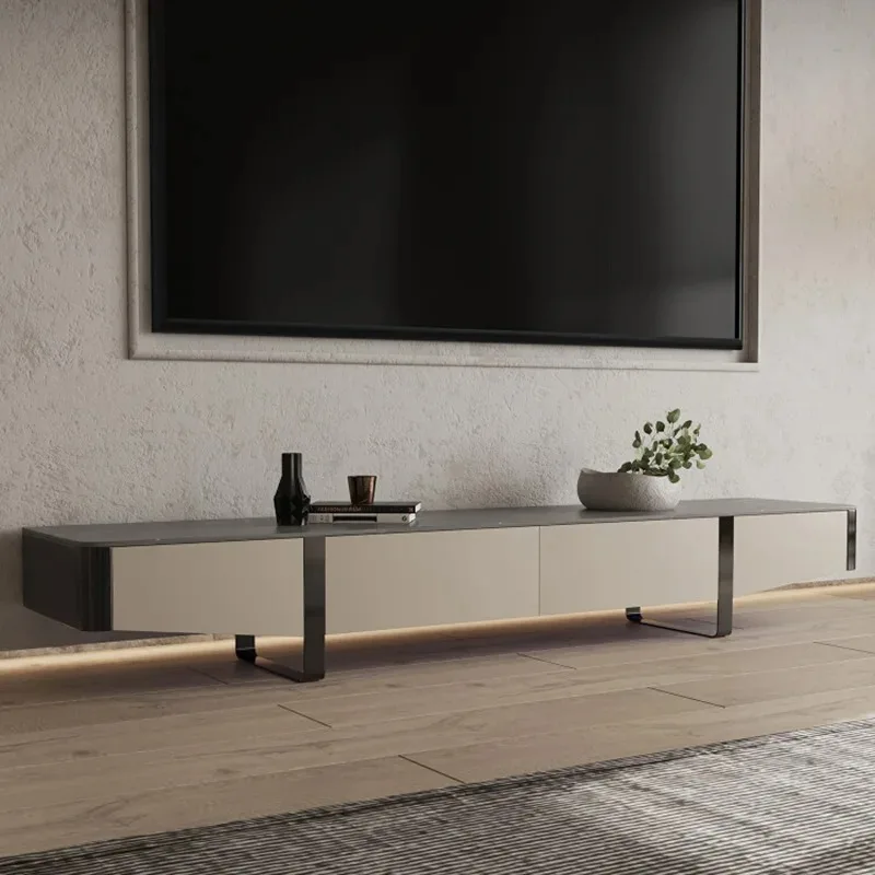 Nordic Designer Tv Stands Aesthetic Wood Modern Fashion Minimalist Vintage Large Tv Table Mid Century Muebles Unique Furniture