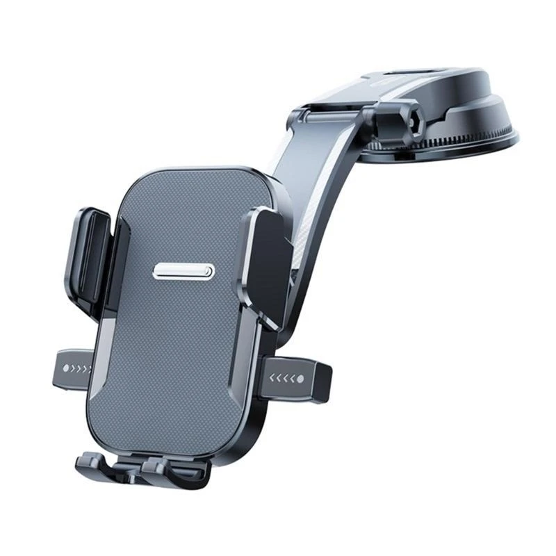 

02DE Car Phone Holder Suction Cup/Hook Mount Cellphone Stand Dashboard Air Vent 360 Degree Rotating Holder Automotive Cradle