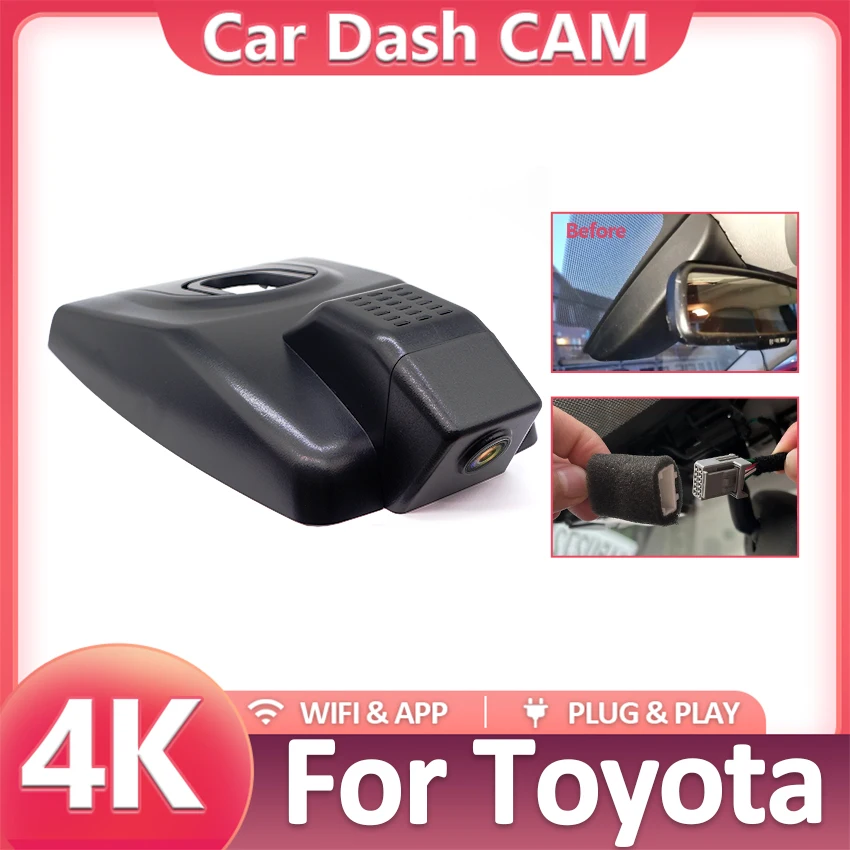

Dash Cam for Toyota Sienna (XL40)2025 2024 2023 2022 2021,Plug and Play 4K Car DVR DashCam for Car Camera,Dash Camera for Sienna