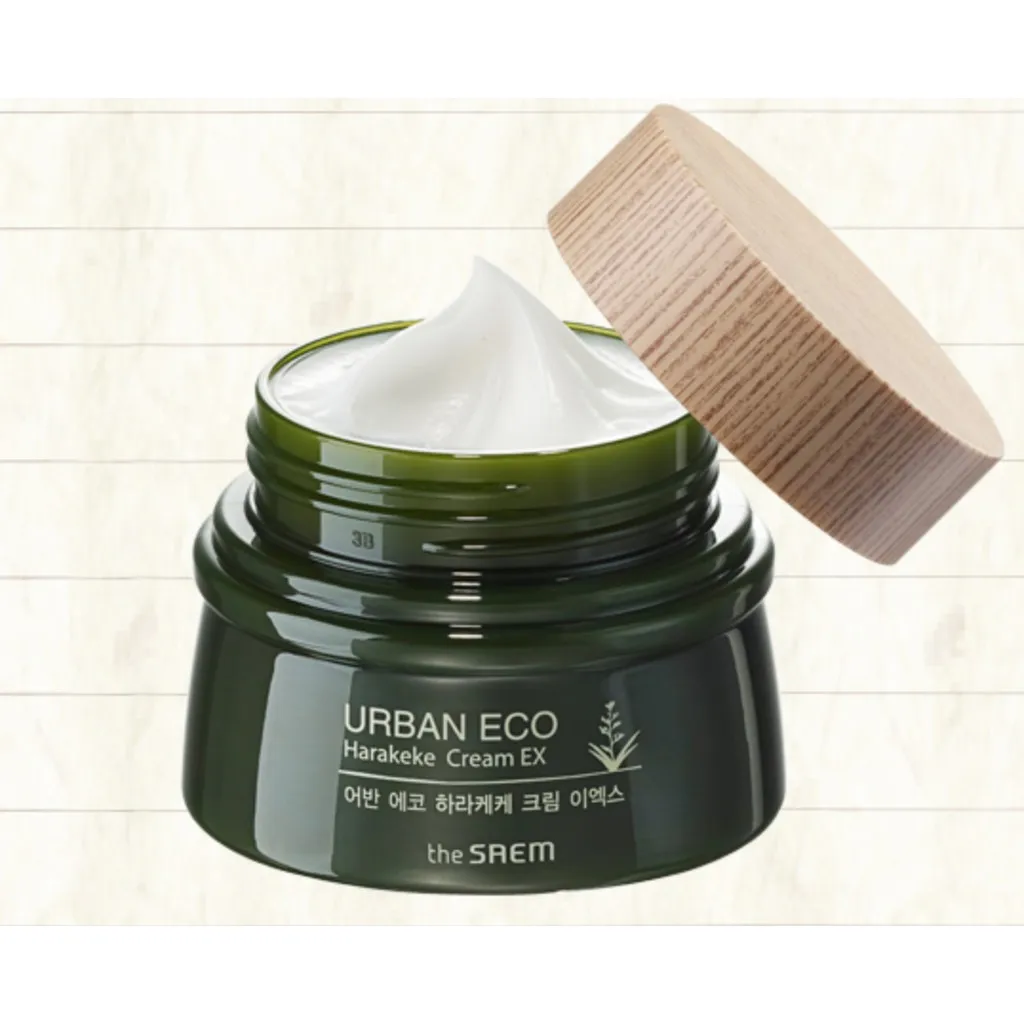 THE Saem Urban Eco Harakeke Cream EX 60ml Moisturizing Essence Face Care Korean Cosmetics