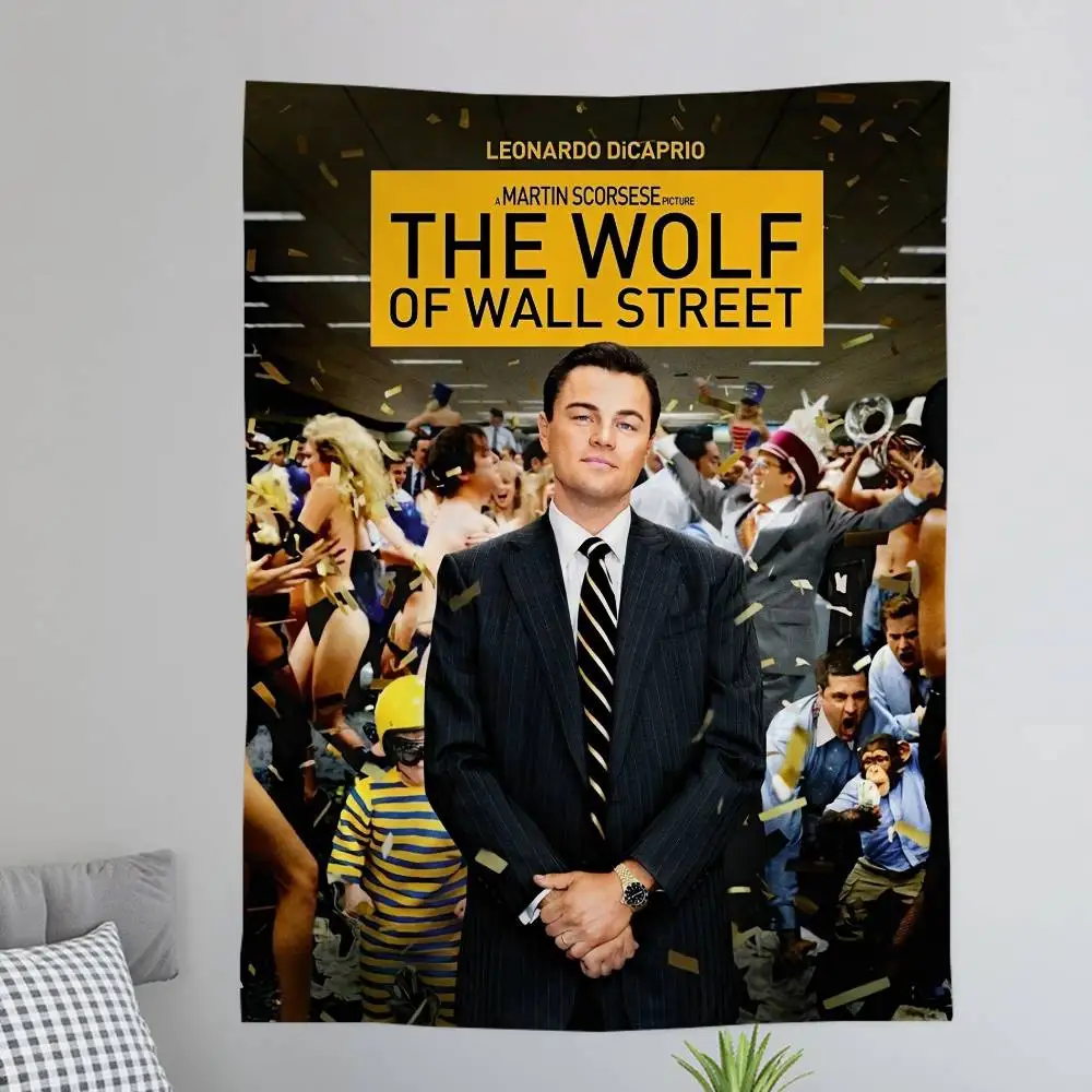 Classic Movie The Wolf of Wall Street  Colorful Tapestry Wall Hanging Bohemian Wall Tapestries Mandala Wall Art Decor