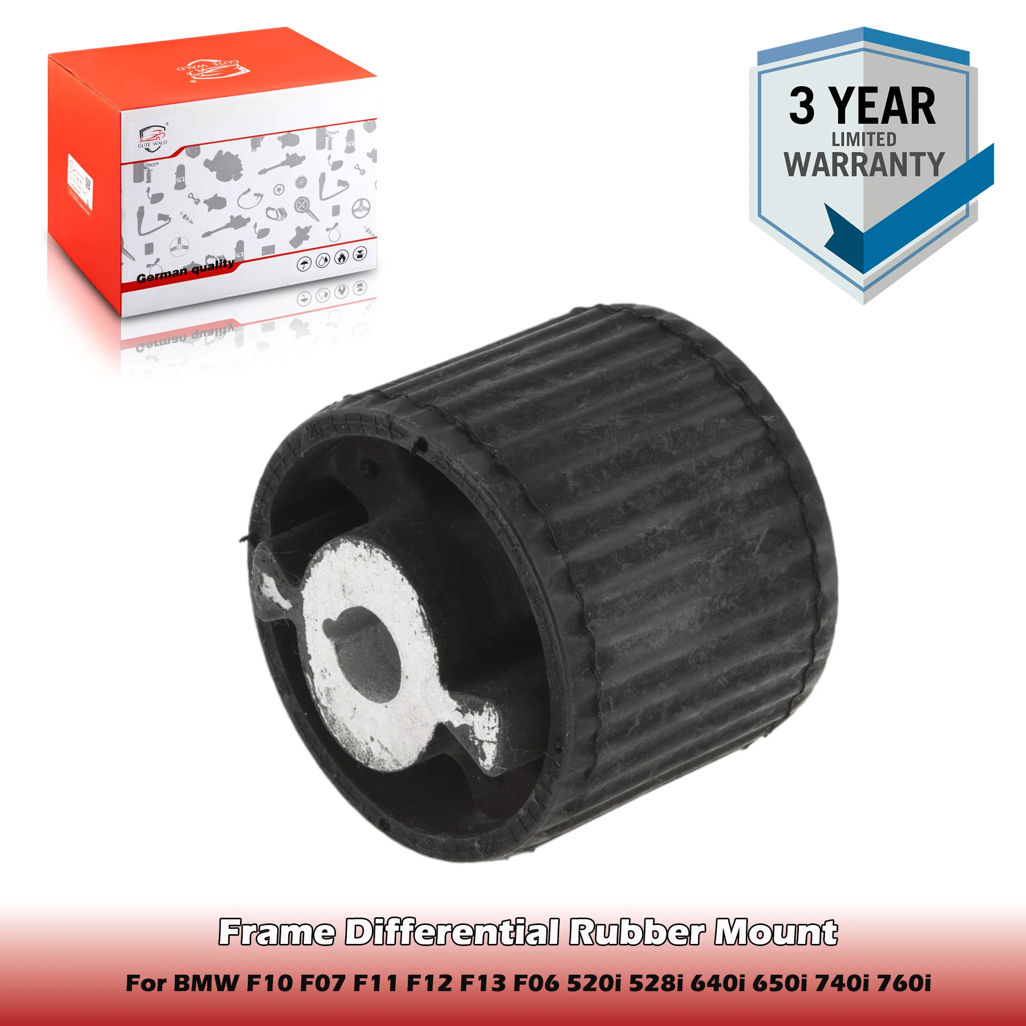 

Sub Frame Differential Rubber Mount 33316792873,33316775781 For BMW F10 F07 F11 F12 F13 F06 520i 528i 640i 650i 740i 760i