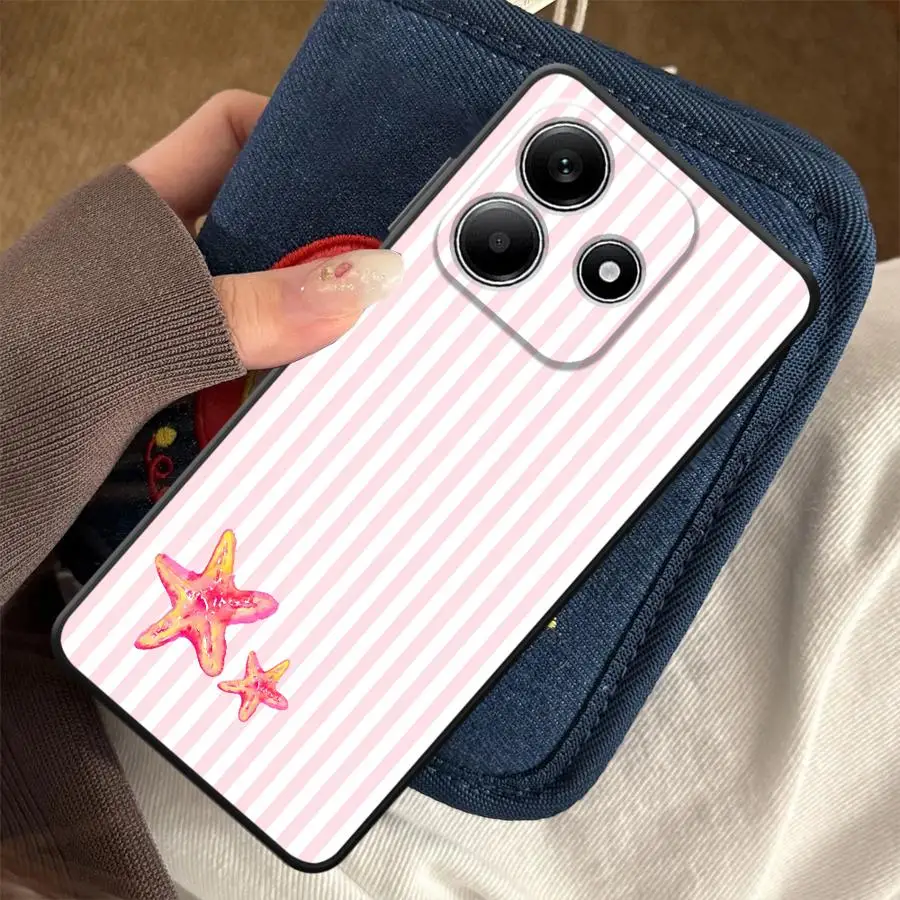Starfish Stripes Phone Cover Case for Xiaomi Redmi Note 15 10 14C 9 8 13 14 Pro Plus 12 11 12C 13C A7 Pro A5 A4 K80 A1 A2 K40 view 3