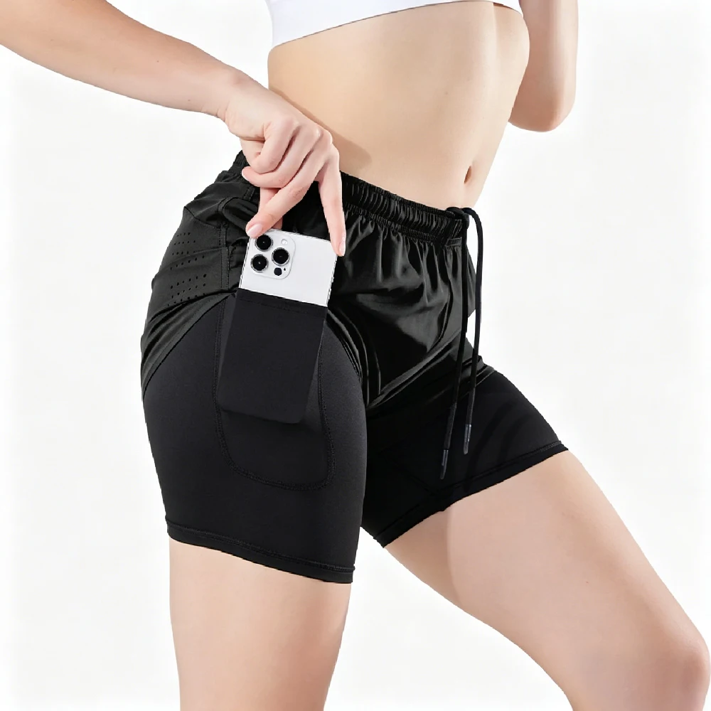 Женские шорты для бега с высок – обзор и цена Running Gear Quick Dry