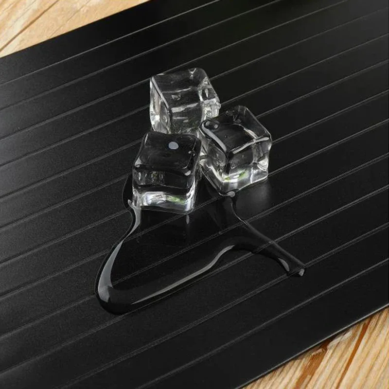 صينية ذوبان سريعة بقفل نضارة - طبق ذوبان اللحوم والفواكه، أداة مطبخ للحفاظ على الملمس #5