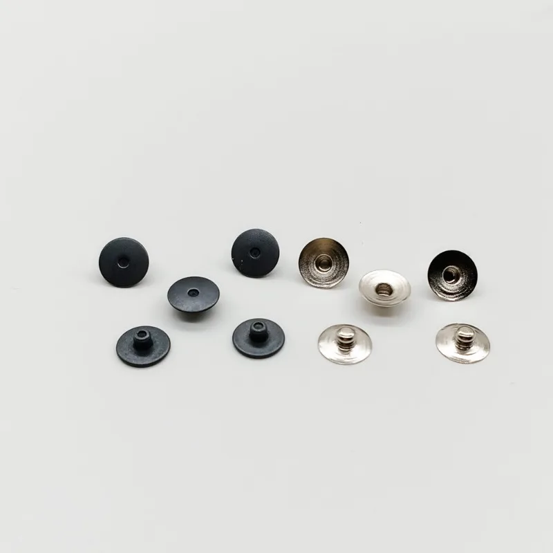 3.9mm Electrode Male Snap with ABS Silver Chloride Plated Base, ECG EEG Bio-Signal Electrode Connector Accessory