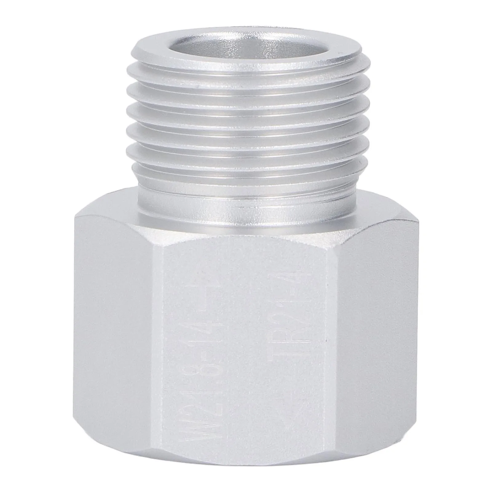 TR21 4 to W21.8 14 Adapter Aluminum Alloy Soda Cylinder Converter for Home Beer Brewing Soda Fitting TR21 4 to W21.8 14 Adapter