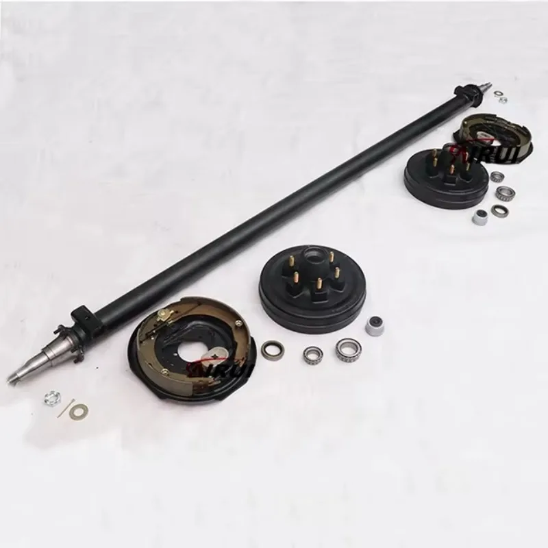 

6000 Lb Light Duty Single Axle Trailer Kit -3"tube, 5.2k Capacity - 6 On 5.5"bolts, 85/74 Hub Face/Spring Center