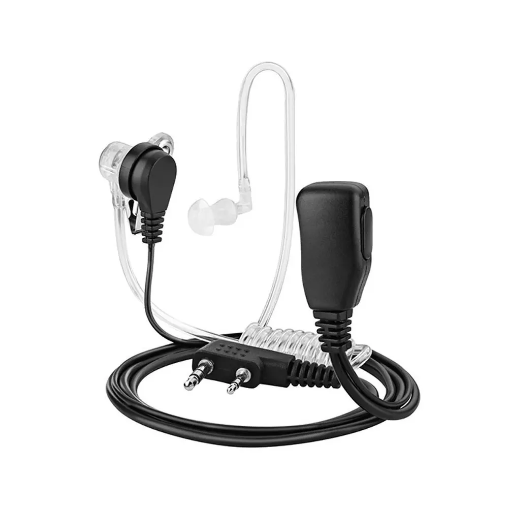 

Walkie Talkie Earpiece with MIC 2 Pin Acoustic Tube Headset Two Way Radio Earphone for Baofeng UV 5R Quansheng UV K5 K58