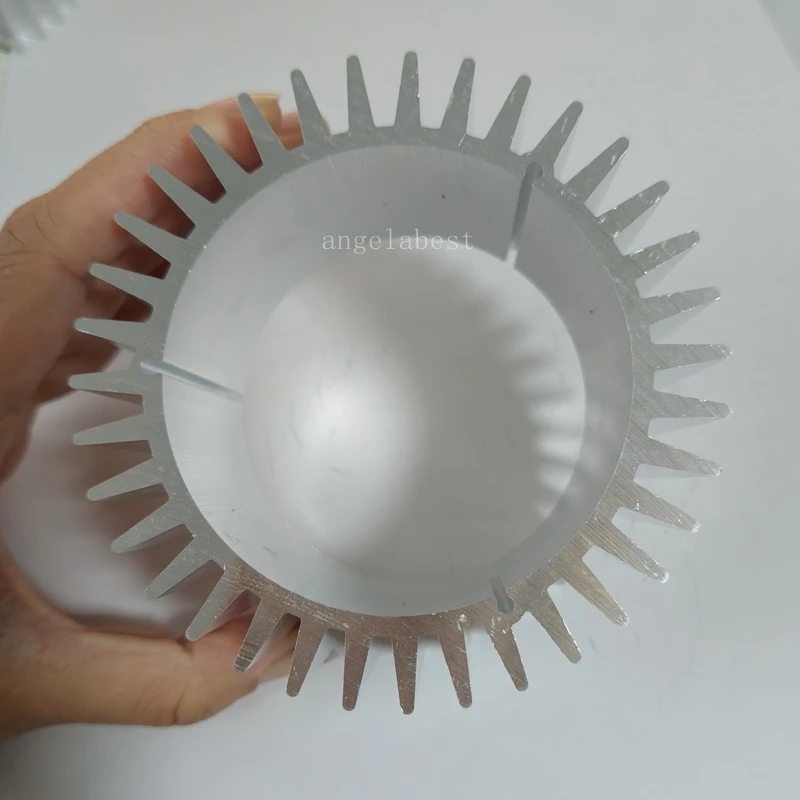 

99x70mm 10mm to 100mm long Round LED Heatsink Aluminium Heat Sink Radiator Household Lamp Radiator Replaceable customize