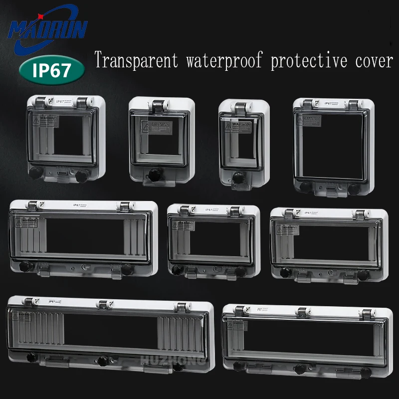 new protection window cover waterproof window cover circuit breaker protection cover switch window IP67 waterproof box
