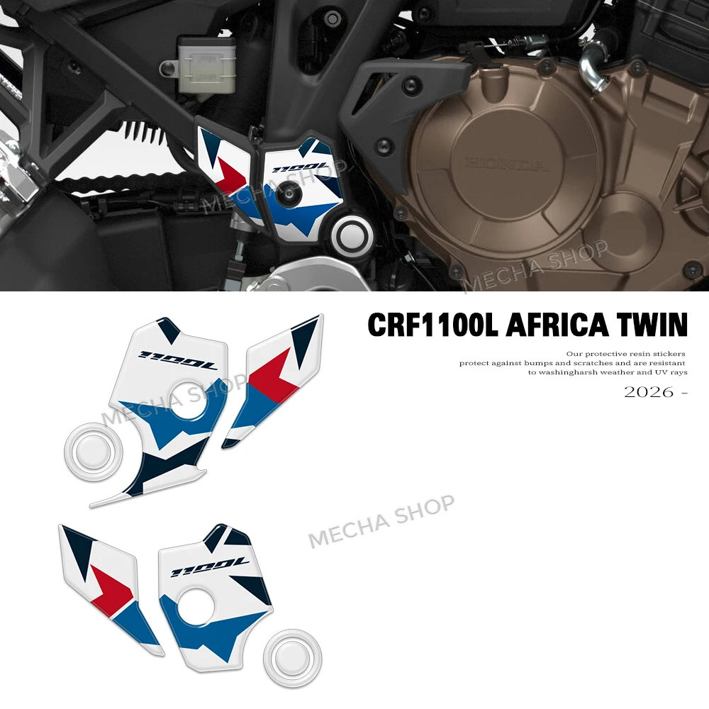 

Heel Protector 3D Stickers for Africa Twin CRF 1100 L 2022-2026