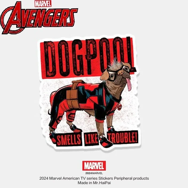 Marvel Movie Deadpool 3 adesivi Disney Cartoon Dogpool adesivi per tazze d\'acqua per telefoni cellulari adesivi per uso secondario giocattoli per