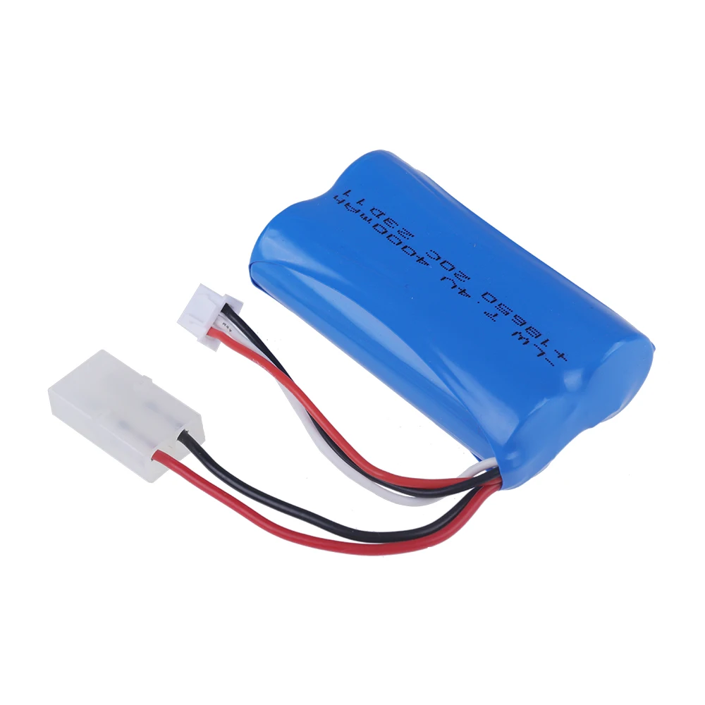 7.4 V 3500mAH 25C batteria agli ioni di litio con Tamiya Plug 2S per telecomando elicottero auto serbatoio barca giocattolo 7.4 V 18650 giocattolo