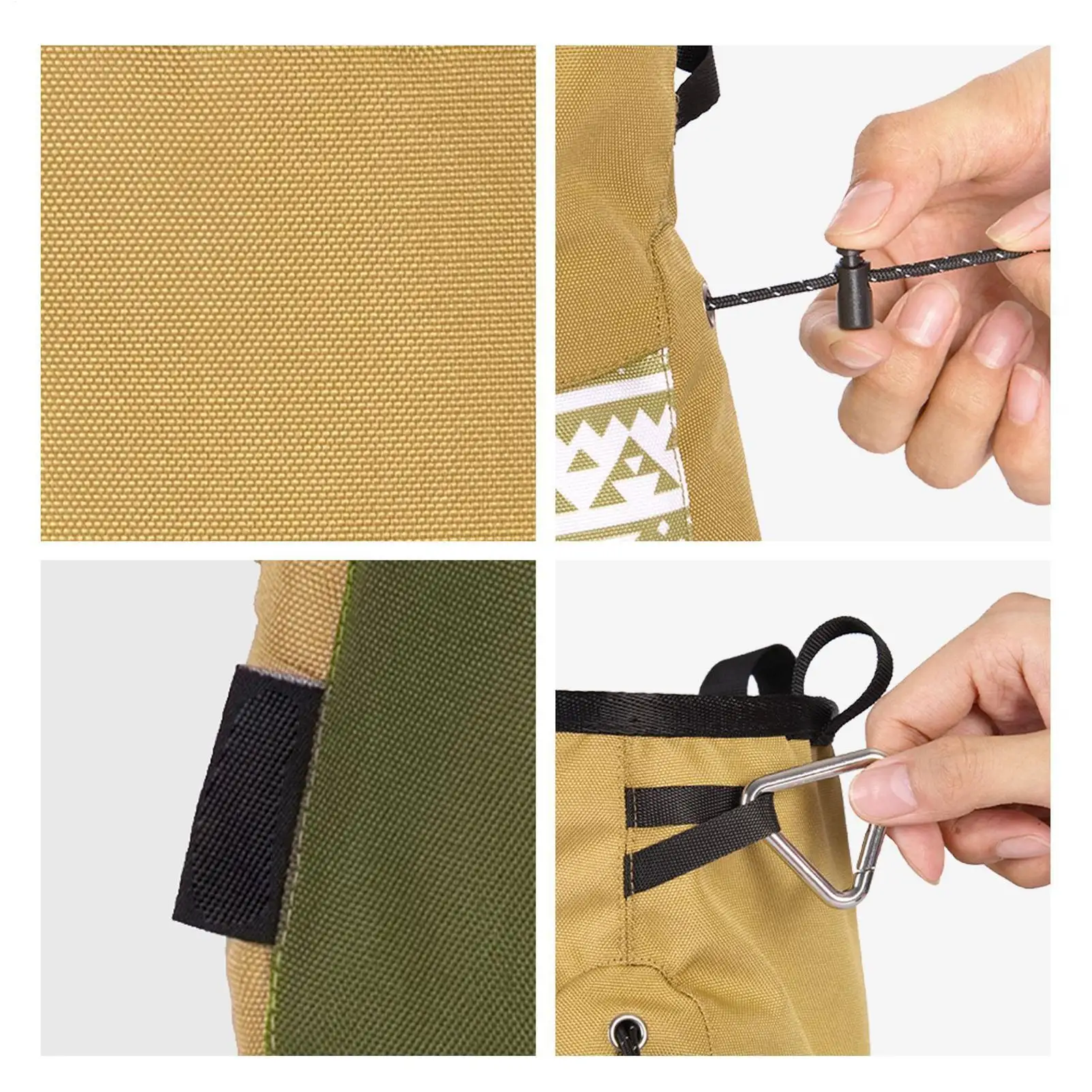 

Мешки для мела для скалолазания, ведро для мела для скалолазания, широкое отверстие, герметичный магниевый чехол для тренировок на открытом воздухе, подъемная гимнастика в помещении