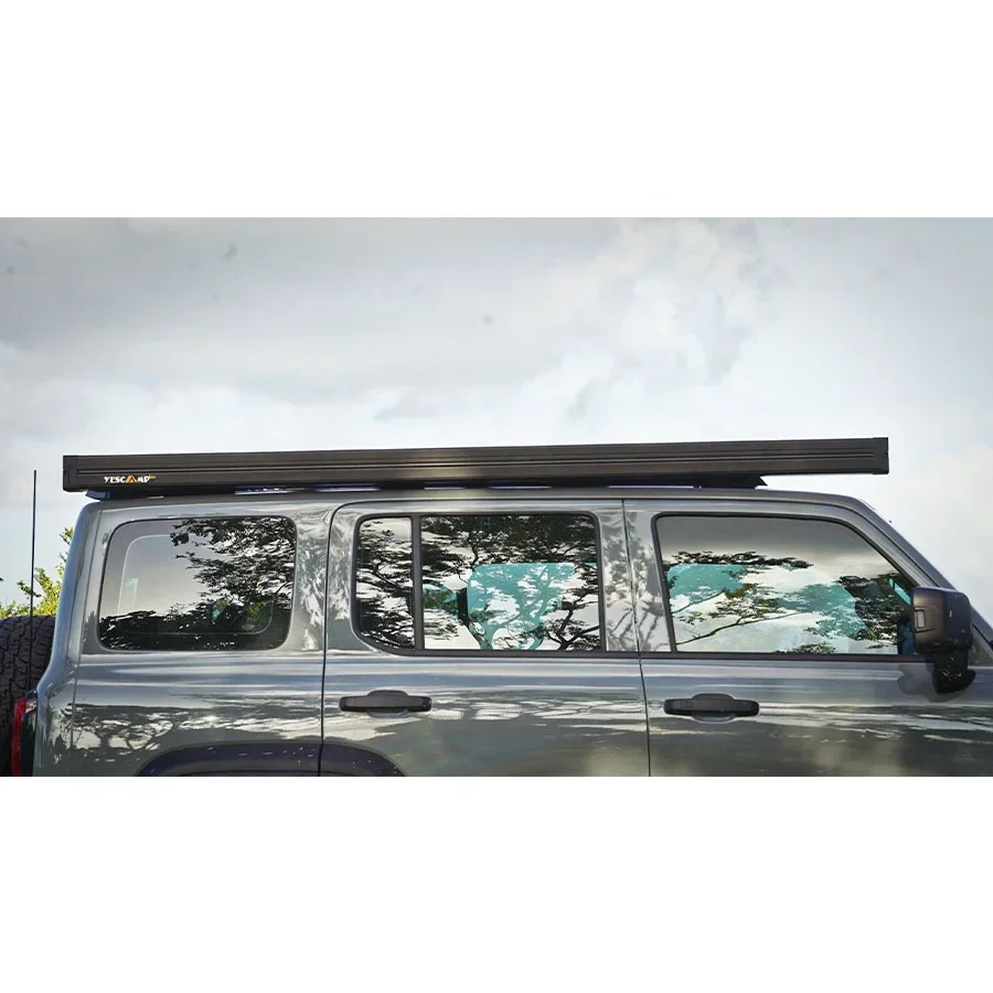 Offroad SUV 4X4 4WD Accessories Car Awning PVC Fabric Waterproof Retractable Rooftop Tent