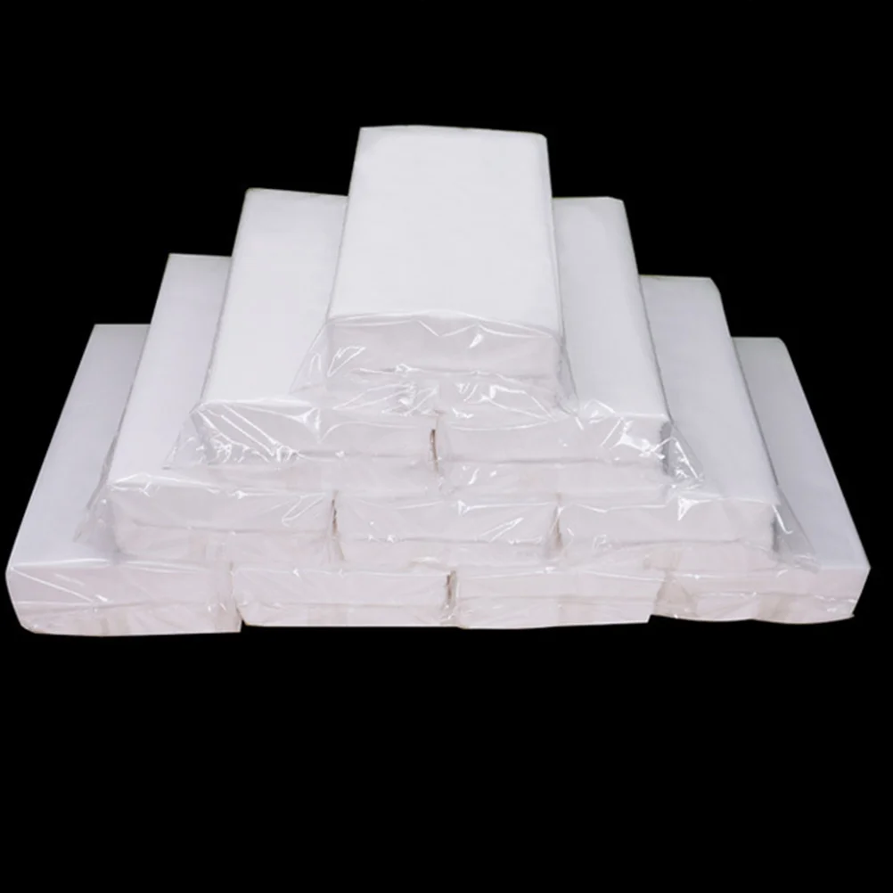 10 Packs Napkin Tissue Bulk Paper Extraction Napkins Hotel Napkin KTV Napkin Resturant Napkin (White 90 Sheets Per Piece)