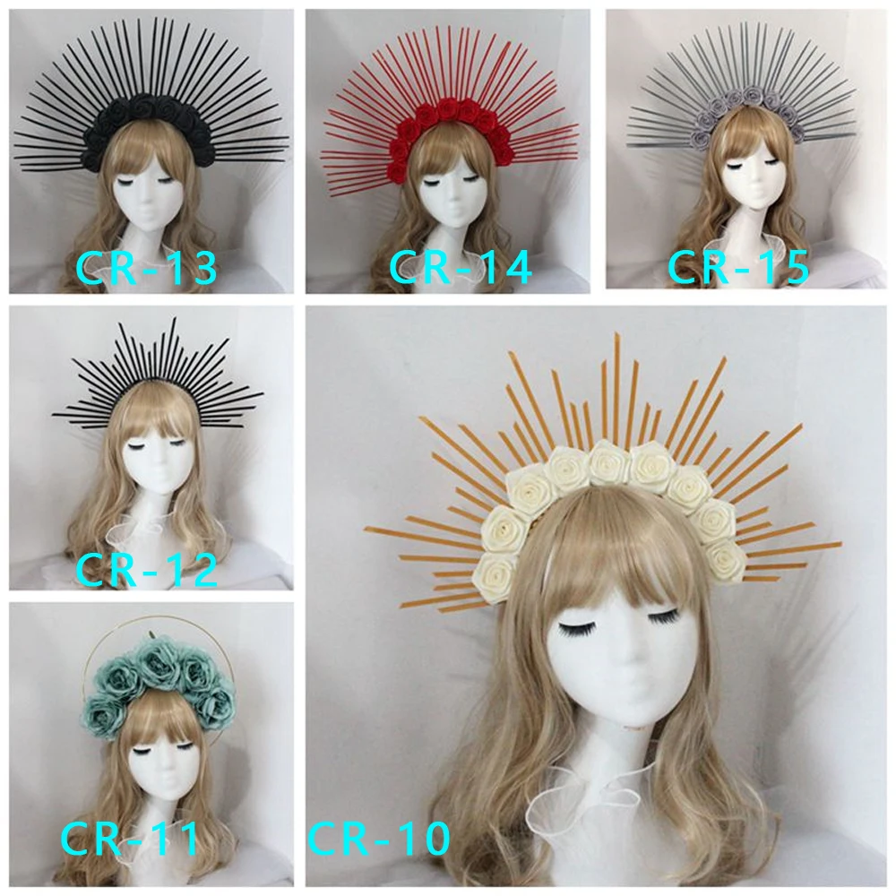 Maternity Photography Props Hair Accessories Halo Crown Headpiece Tiara  Sun Goddess Photographer Shoot Prop Accessories