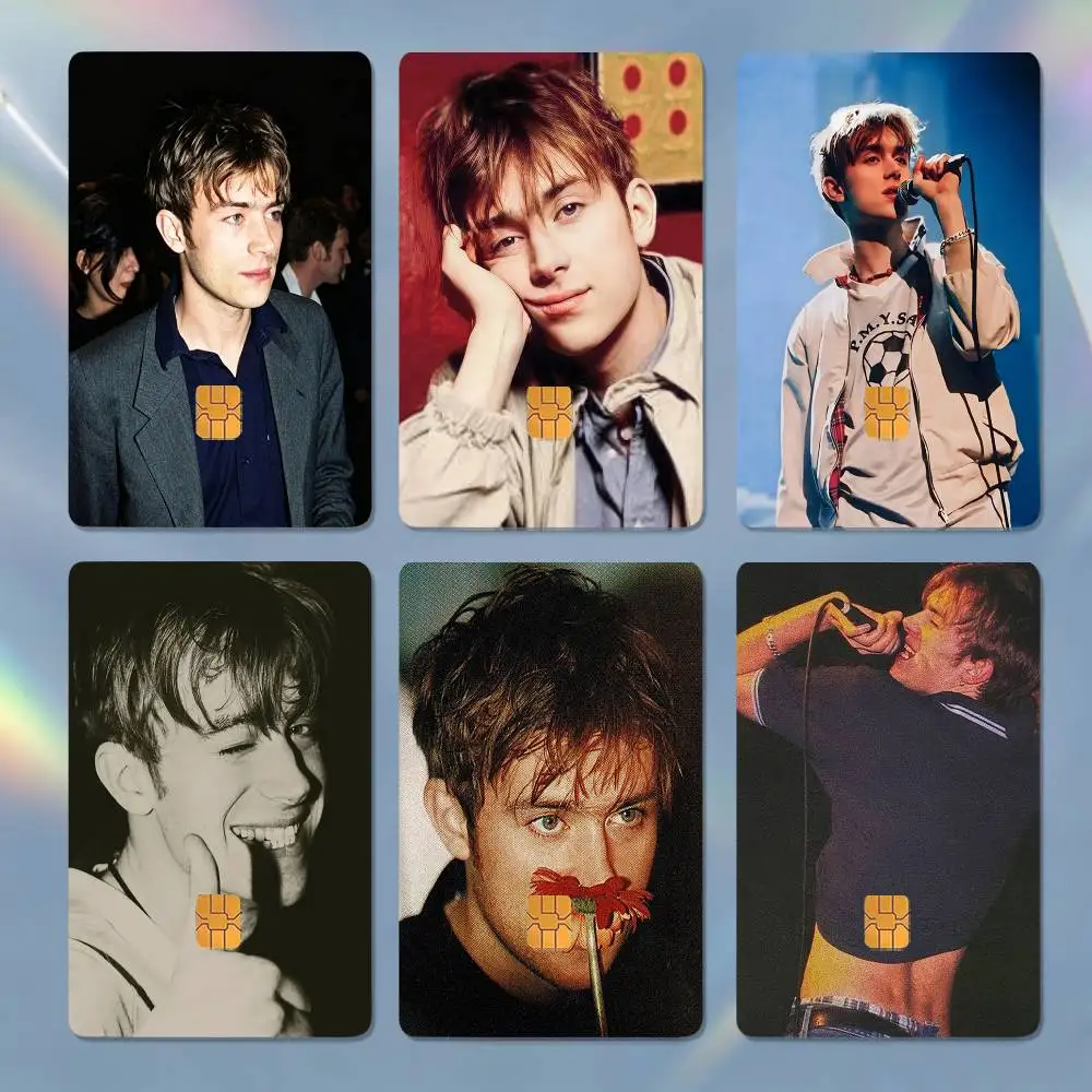 

Damon Albarn HD Waterproof Card Skins Protective Stickers for Credit Bank Game Cards