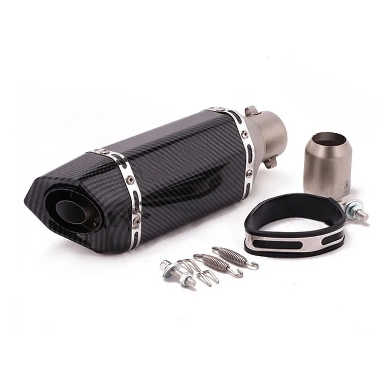 Universele 51 mm motorfietsuitlaatdemper met DB Killer Sticker Escape Moto