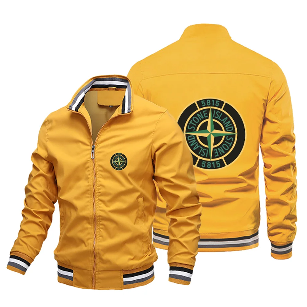 Men\'s college basketball jacket print pattern fashion brand pilot jacket couple jacket autumn clothing