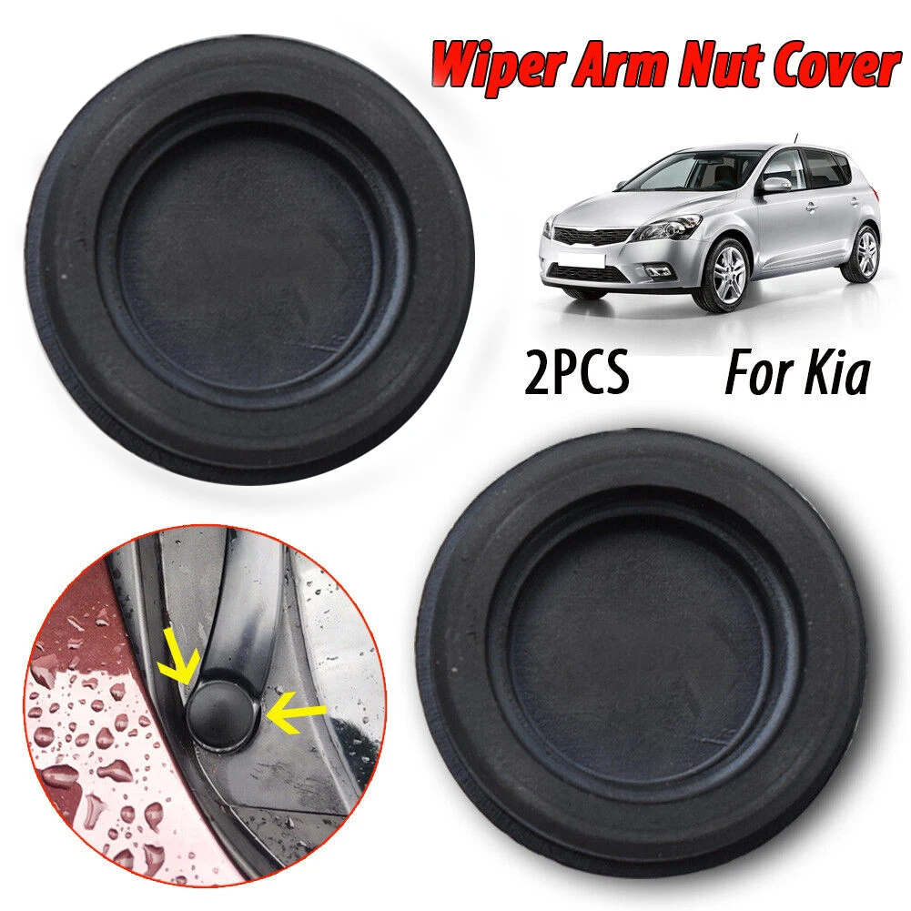 2pcs Windscreen Wiper  Nut Cover Cap 983801H000 Fit For Kia Ceed EDOptima Soul Front Wind Screen Wiper Nut Cap Cover