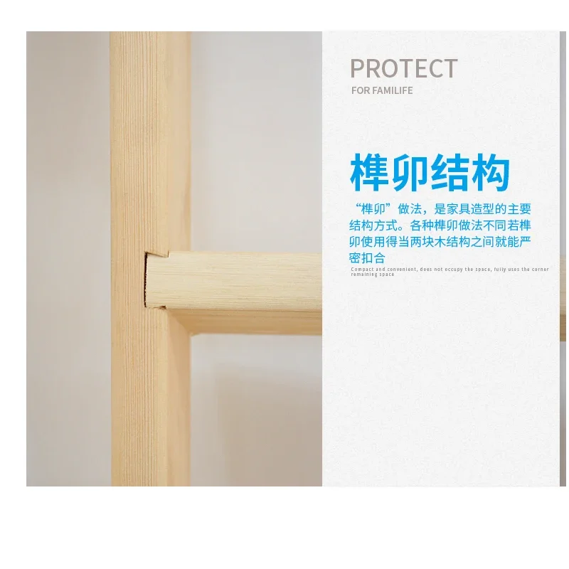 

Customized solid wood home loft stairs tenon and mortise structure indoor climbing decoration straight ladder upper and lower bu