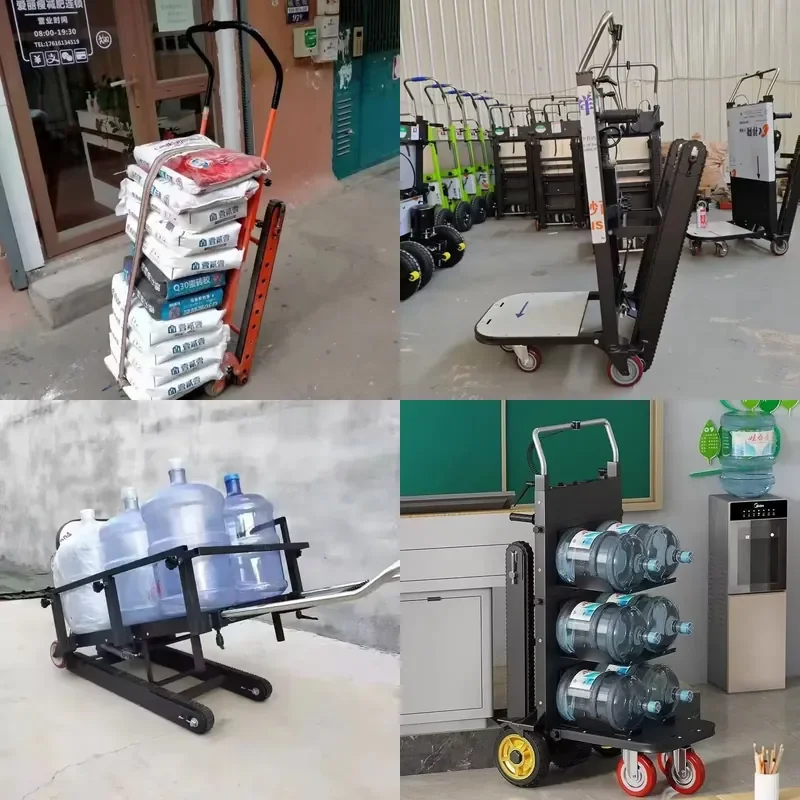 

Crawler-Type Electric Climbing Machine for Multi-Functional Folding Truck Fully Automatic Up and Down Stairs Artifact