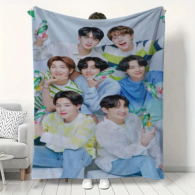 Куленепробиваемое одеяло для мальчиков MINISO BTS. Подходит для детей/взрослых/пар, дома/кемпинга, фланелевое одеяло мягкое и удобное. Куленепробиваемое одеяло для мальчиков MINISO BTS. Подходит для детей/взрослых/пар, дома/кемпинга, фланелевое одеяло мягкое и удобное.