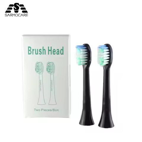10pcs Electric Tooth Brush Head Replacement for Sarmocare S100 and S200 Ultrasonic Sonic Electric Toothbrush Toothbrushes Head