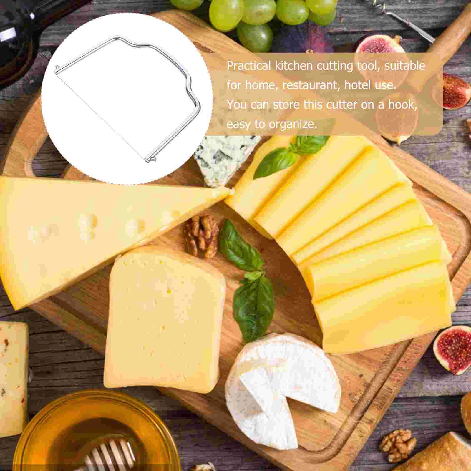 

2 Pcs Slicer Cake Fruit Multifunction Baking Utensil Multifunctional Cheese Stainless Steel Slitter Kitchen