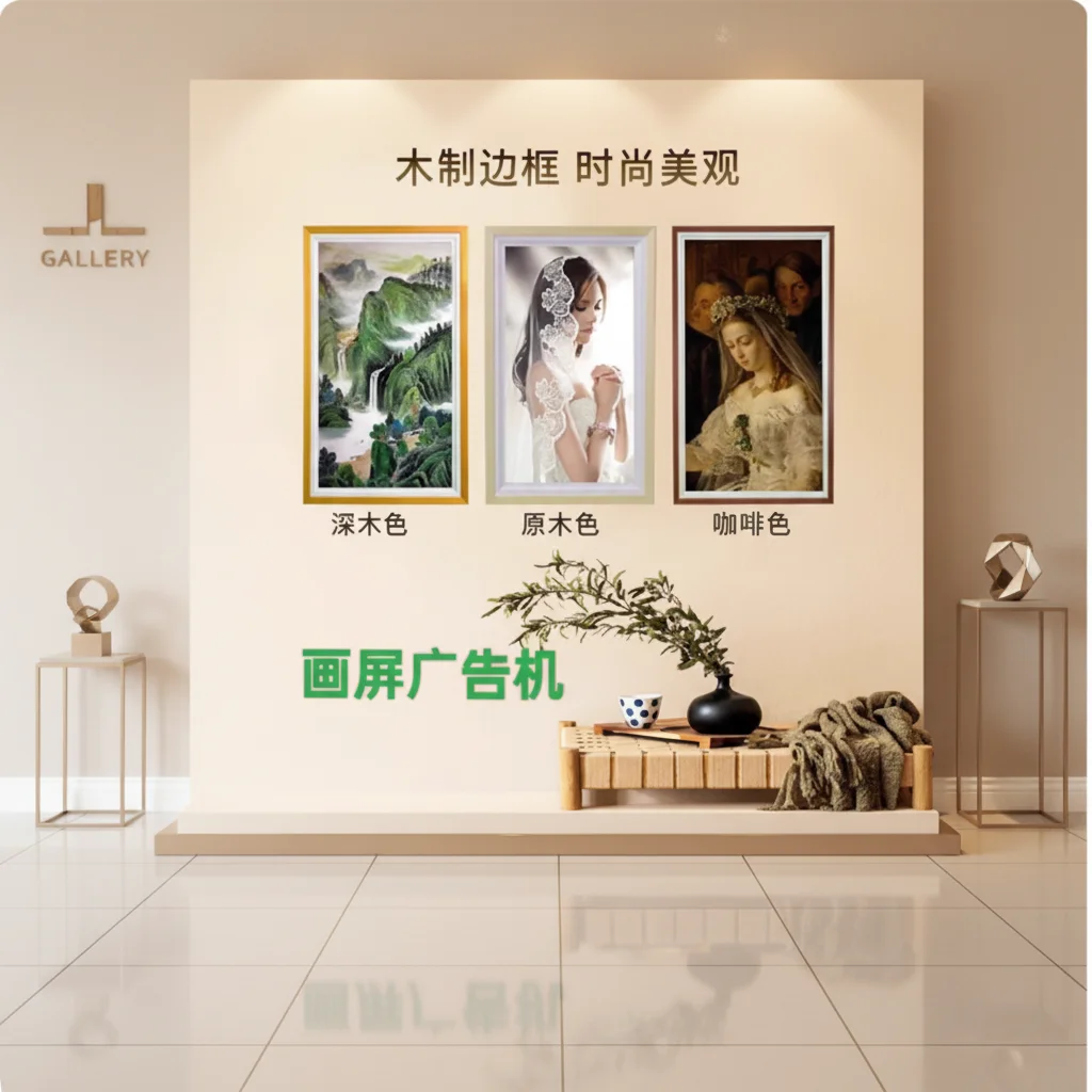 Cloud Screen Advertising Electronic Photo Frame 32 Inch HD Display with TF Card Support Music & Video Sale Discount