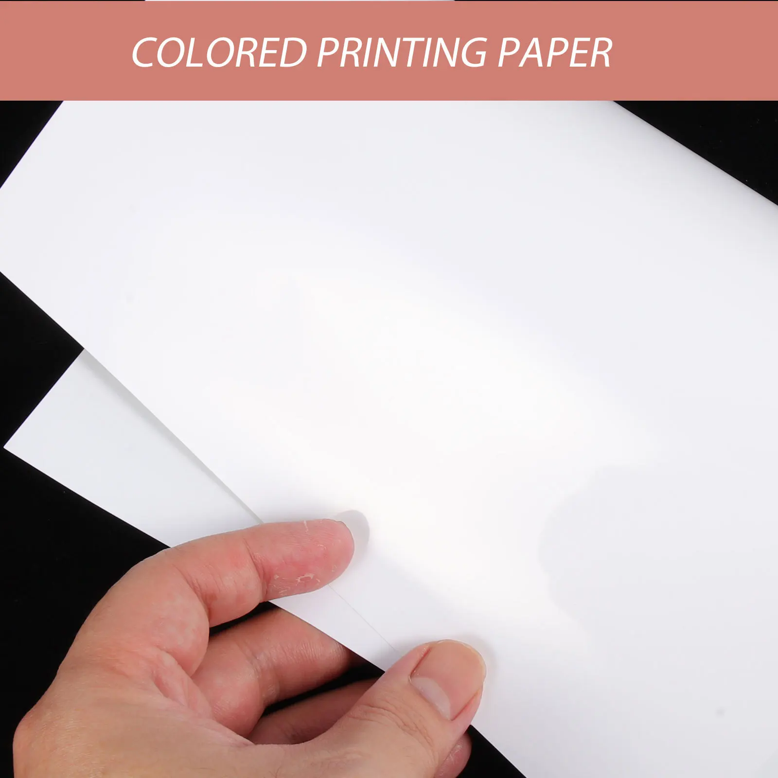 

4pcs Glossy Photo Business Card Printing Sheets A4 Printing Paper For Home Office School Smooth Double-Sided Printer Paper