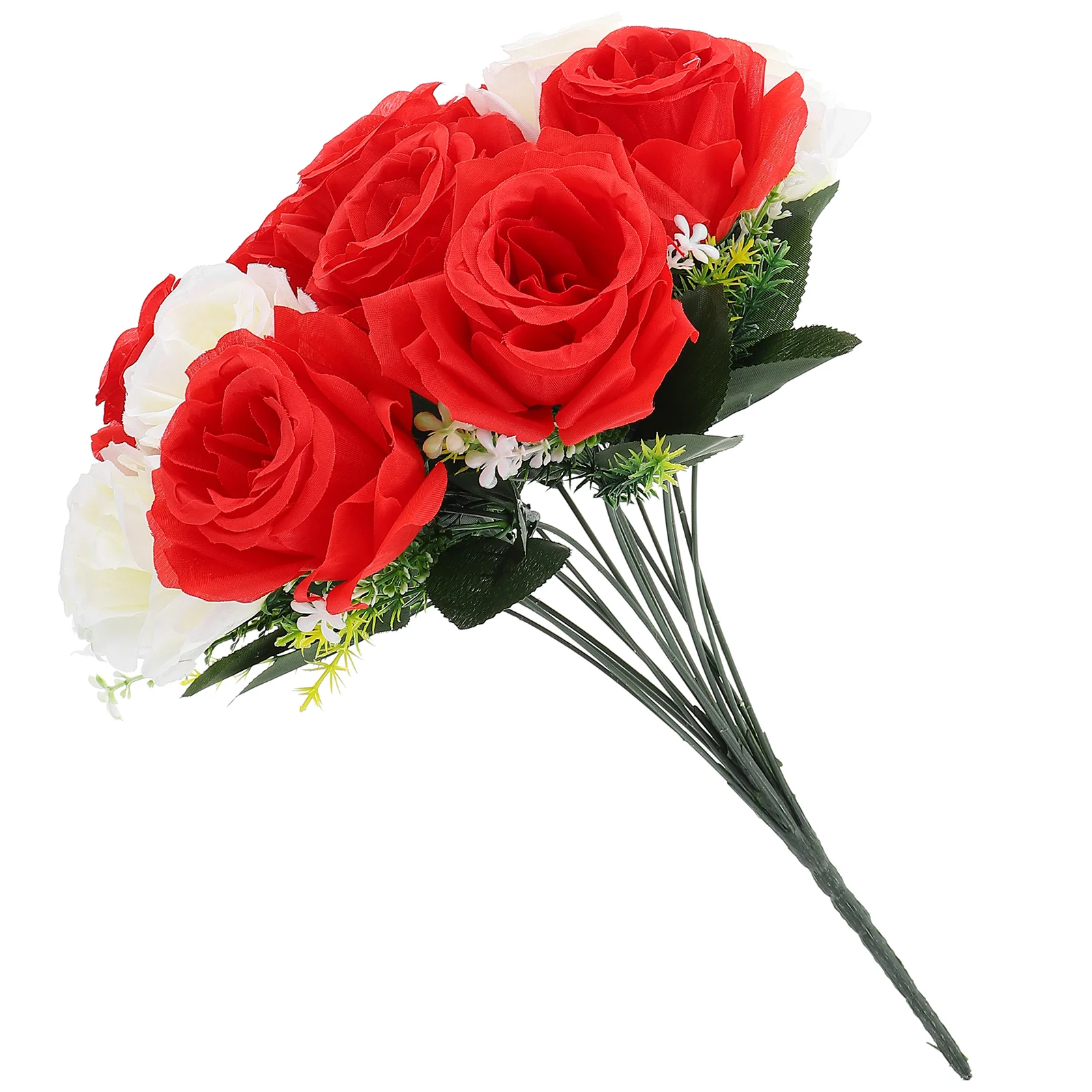 

Cemetery Bouquet For Grave Artificial For Cemetery Vase Roses Memorial Silk Bouquet Faux Artificial Flowers Flowers