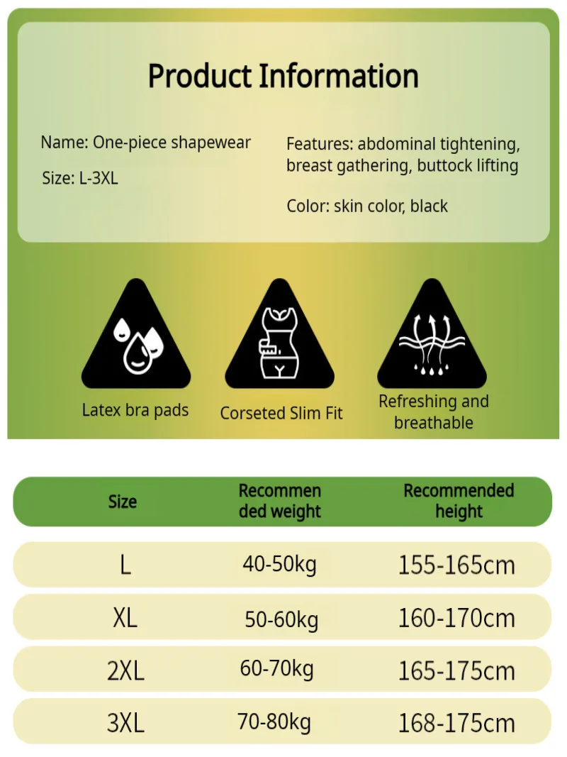 مشد جسم نسائي قطعة واحدة مع حمالة صدر ، ملابس داخلية غير ملحومة ، بدلات جسم رفيعة جيدة التهوية ، شد الخصر ، تحكم في البطن ، صديقة للجلد #6