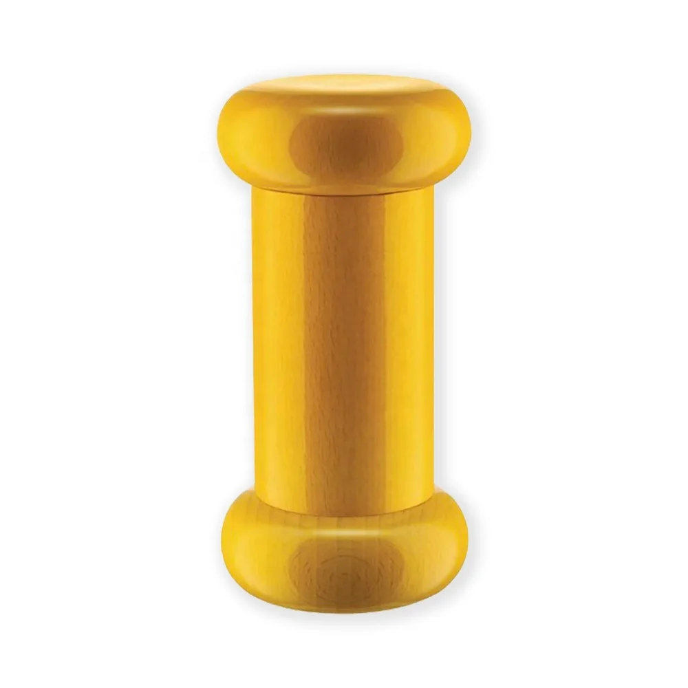 Wooden Salt Pepper Grinder Manual Adjustable Spice Mill Eco-Friendly Beech Wood Hand Washable Kitchen Tool for Home Use
