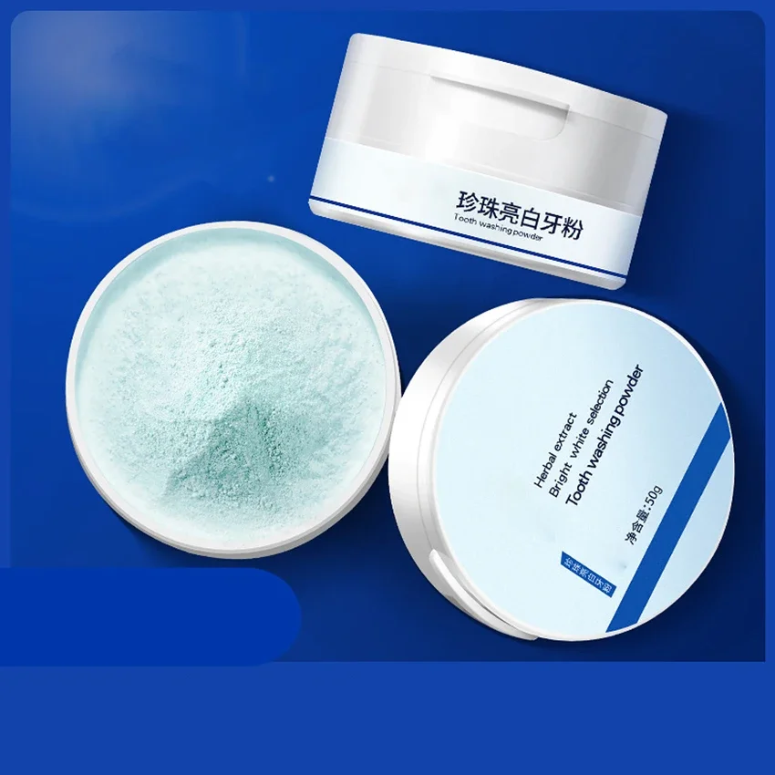Отбеливающий порошок для зубов, Осветляющий порошок с жемчужной содой, освежающий дыхание, быстрое удаление желтых зубов, пятна