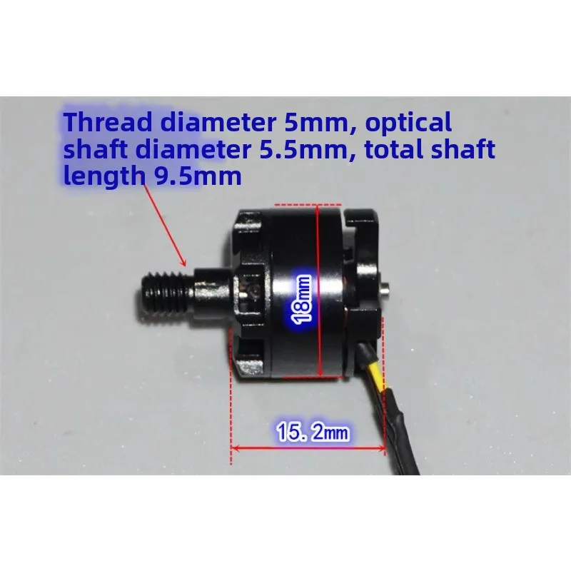 DC12V 1306 3000KV dente positivo e negativo motore brushless modello di aereo quadcopter motore ad alta velocità multi rotore drone motore