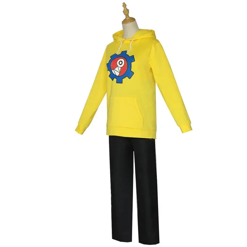 2025 yiyi أنيمي SK8 إنفينيتي ريكي كيان شعر مستعار أصفر هوديي البلوز سترة SK ثمانية لوح التزلج الزي الرسمي تأثيري