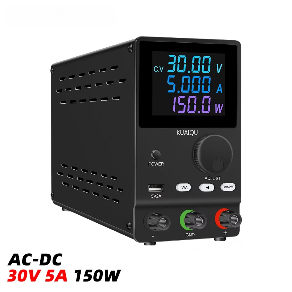 NICE-POWER SPPS-A305D DC Power Supply 30V 5A 150W with Precision Knob ON/OFF Protection LCD Colour Display for Phone Repair