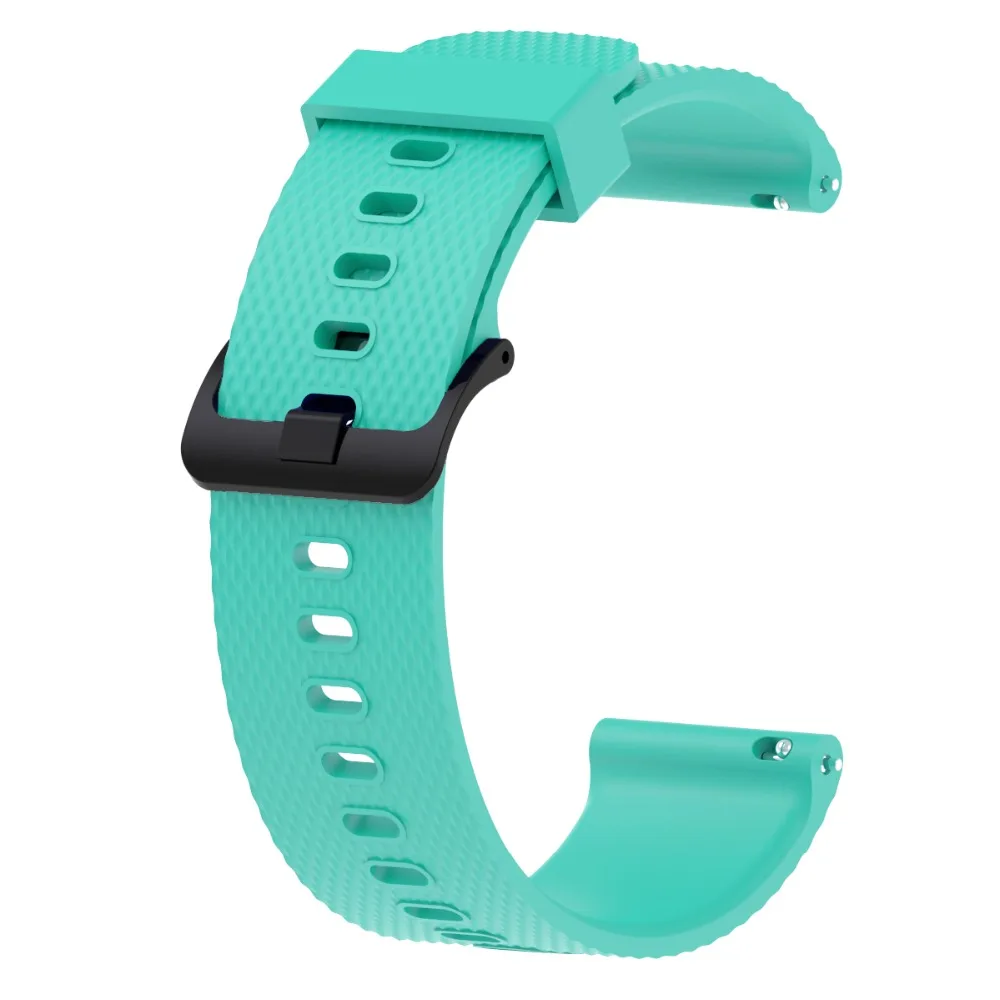 FIFATA For Garmin Forernunner 245/Vivoactive 3/Venu Replacement 20MM Sport Silicone Watch Strap For Amazfit GTS/Bip Smart Watch